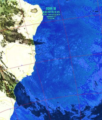 Satélite NOAA 18 10/02/2011 03:13
