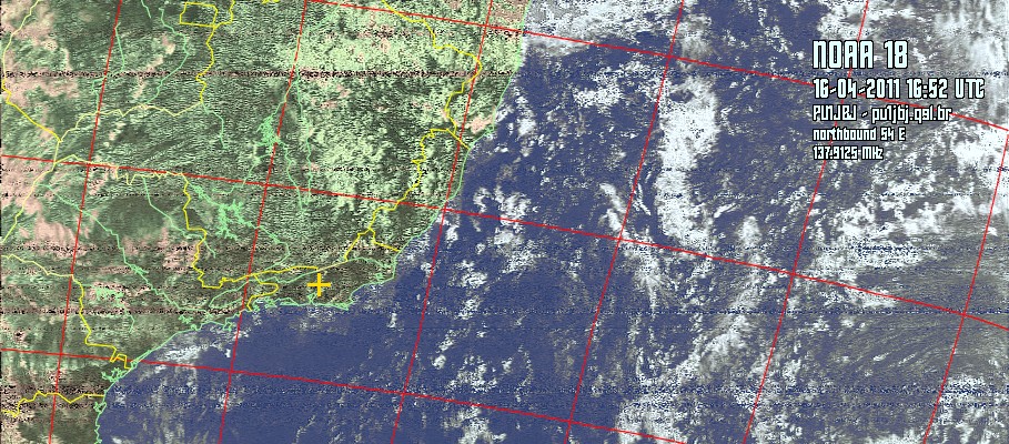 Satélite NOAA 18 16/04/2011 13:57