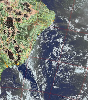 Satélite NOAA 18 29/01/2012 15:01