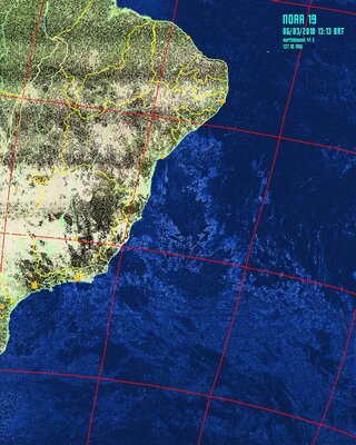 Satélite NOAA 19 06/03/2010 13:13
