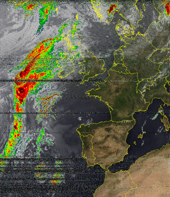 Satélite NOAA 19 10/08/2025 10:50